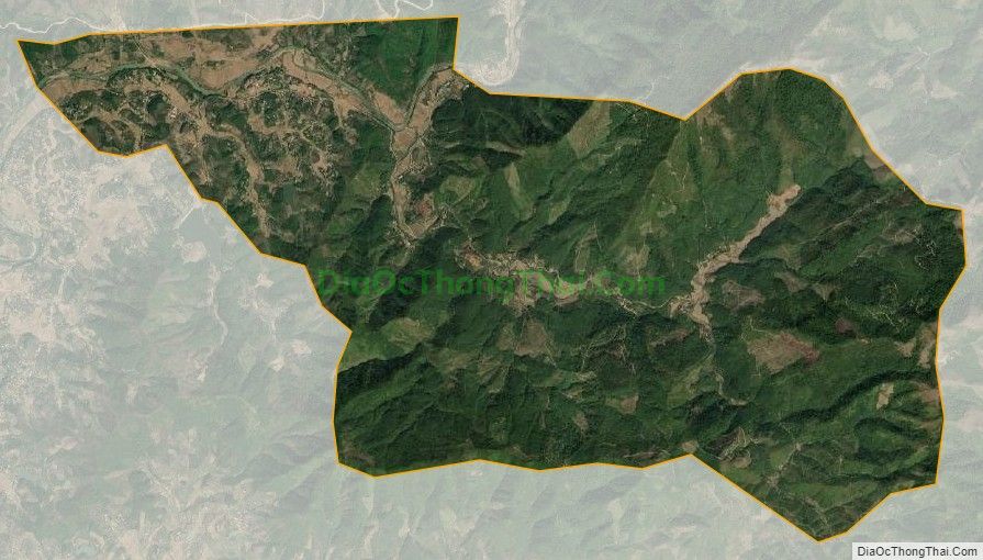 Bản đồ vệ tinh xã Phúc Thắng (cũ), huyện Sơn Động