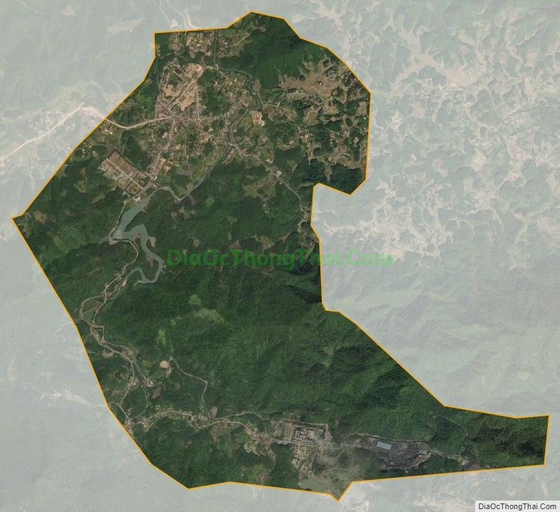 Bản đồ vệ tinh Thị trấn Thanh Sơn (cũ), huyện Sơn Động