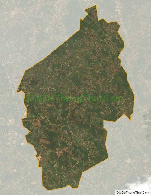 Bản đồ vệ tinh xã An Dương, huyện Tân Yên