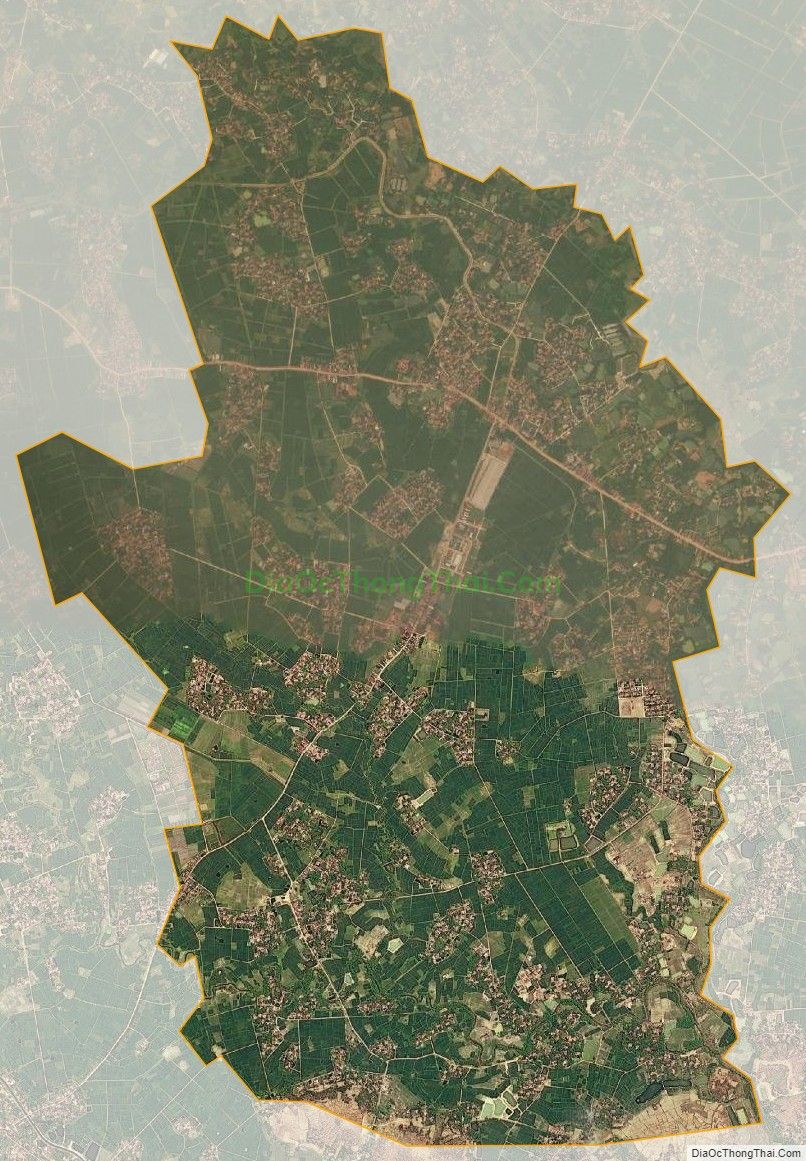 Bản đồ vệ tinh xã Ngọc Vân, huyện Tân Yên