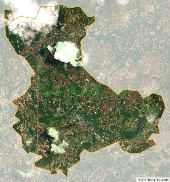 Bản đồ vệ tinh xã Việt Lập, huyện Tân Yên