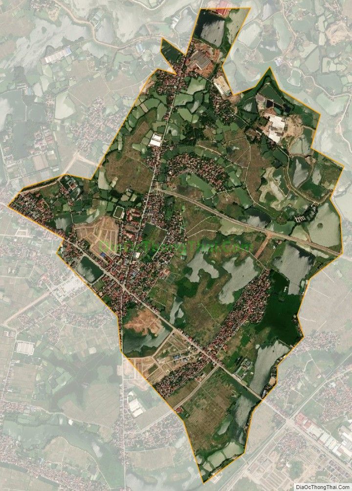 Bản đồ vệ tinh Thị trấn Bích Động, huyện Việt Yên