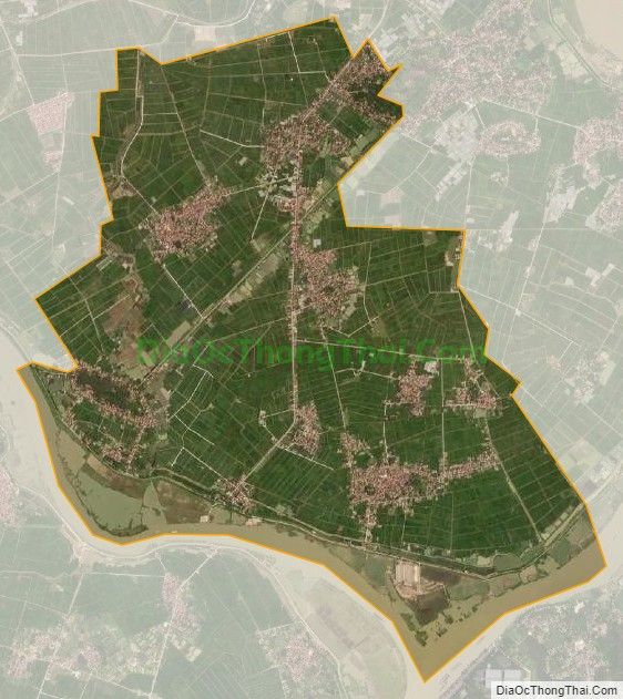 Bản đồ vệ tinh xã Đồng Phúc, huyện Yên Dũng