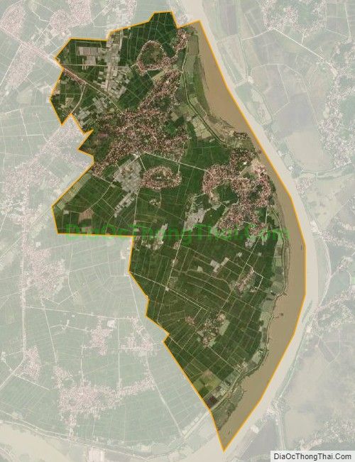 Bản đồ vệ tinh xã Đồng Việt, huyện Yên Dũng