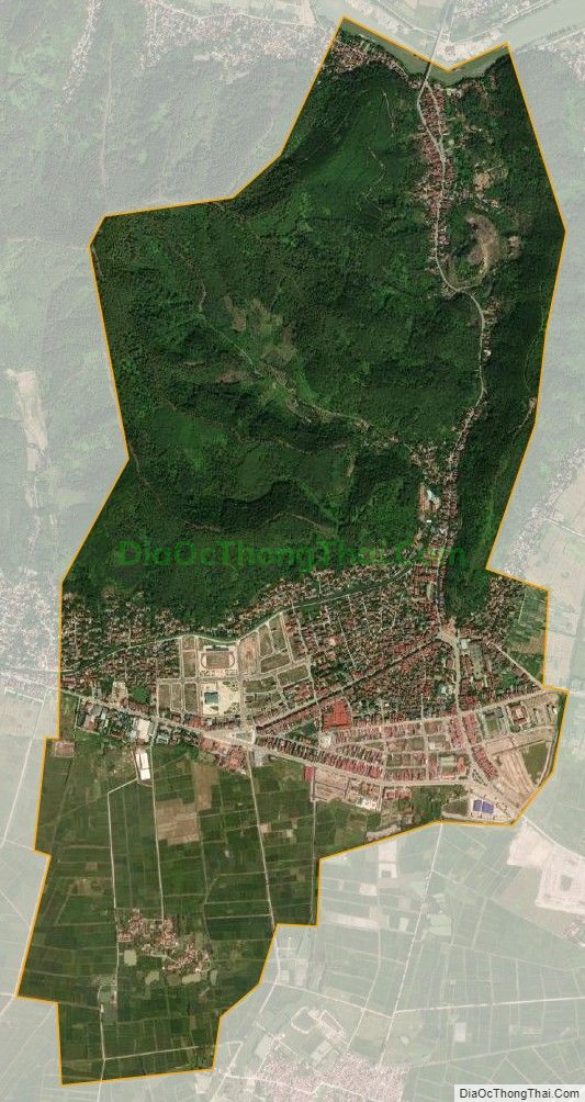 Bản đồ vệ tinh Thị trấn Neo (cũ), huyện Yên Dũng