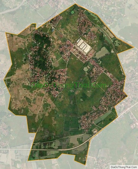 Bản đồ vệ tinh Thị trấn Tân Dân (cũ), huyện Yên Dũng