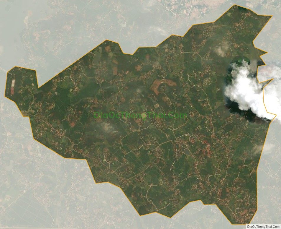 Bản đồ vệ tinh xã An Thượng, huyện Yên Thế