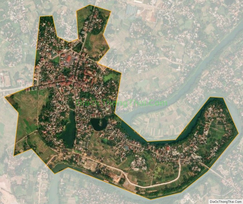 Bản đồ vệ tinh Thị trấn Bố Hạ, huyện Yên Thế