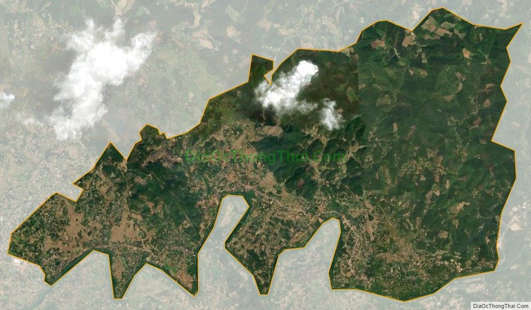 Bản đồ vệ tinh xã Đông Sơn, huyện Yên Thế