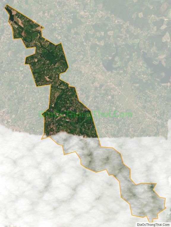 Bản đồ vệ tinh xã Đồng Tâm, huyện Yên Thế