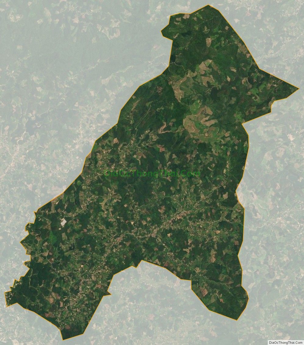 Bản đồ vệ tinh xã Đồng Tiến, huyện Yên Thế