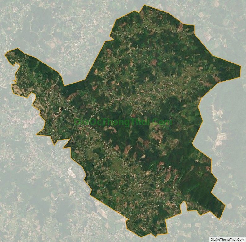 Bản đồ vệ tinh xã Đồng Vương, huyện Yên Thế