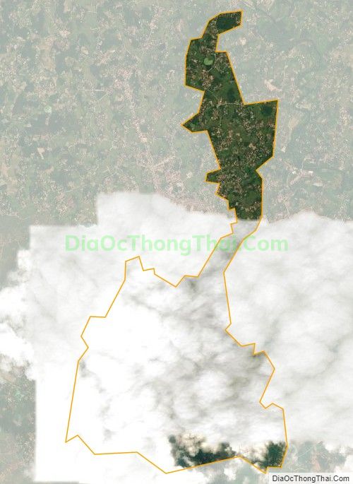 Bản đồ vệ tinh Thị trấn Phồn Xương, huyện Yên Thế