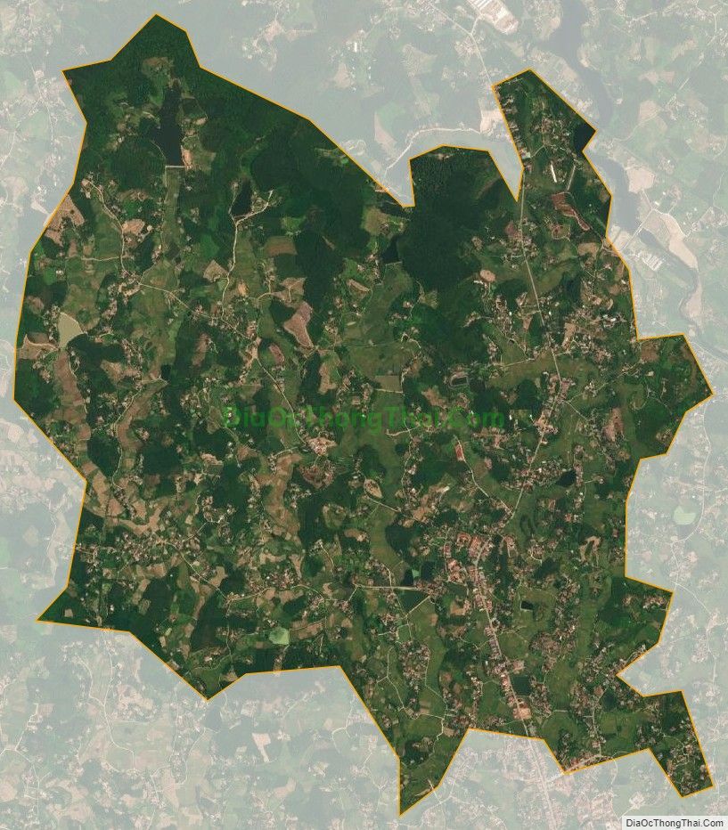 Bản đồ vệ tinh xã Tam Hiệp, huyện Yên Thế