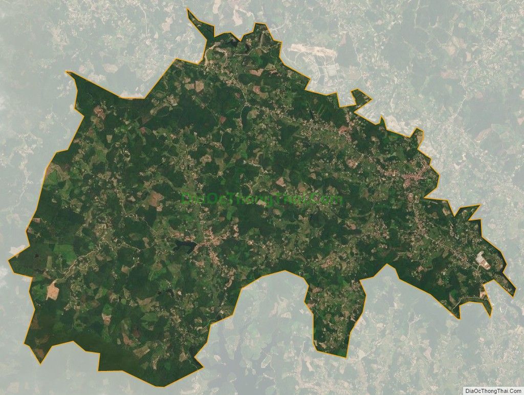 Bản đồ vệ tinh xã Tam Tiến, huyện Yên Thế