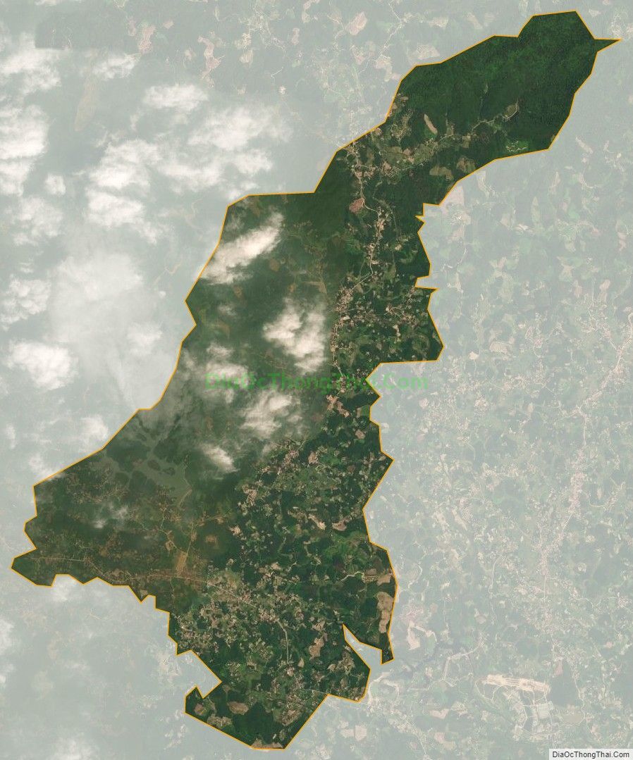 Bản đồ vệ tinh xã Xuân Lương, huyện Yên Thế