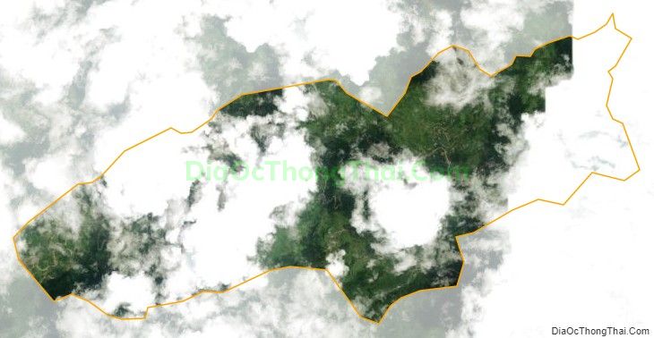 Bản đồ vệ tinh xã Cao Thượng, huyện Ba Bể