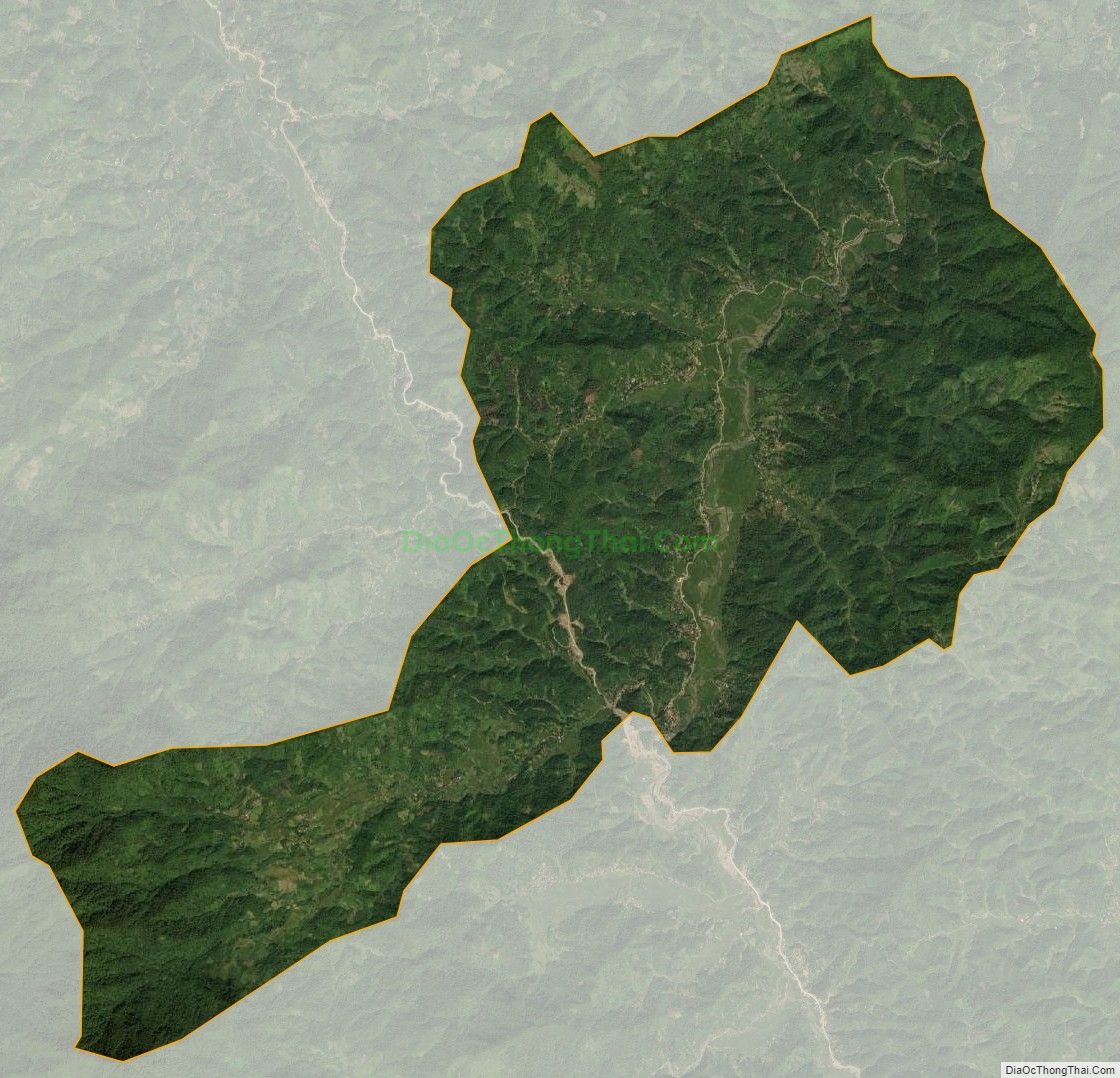 Bản đồ vệ tinh xã Chu Hương, huyện Ba Bể