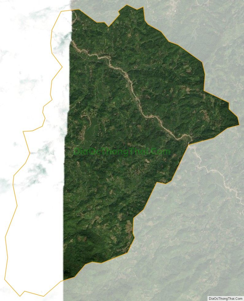 Bản đồ vệ tinh xã Địa Linh, huyện Ba Bể