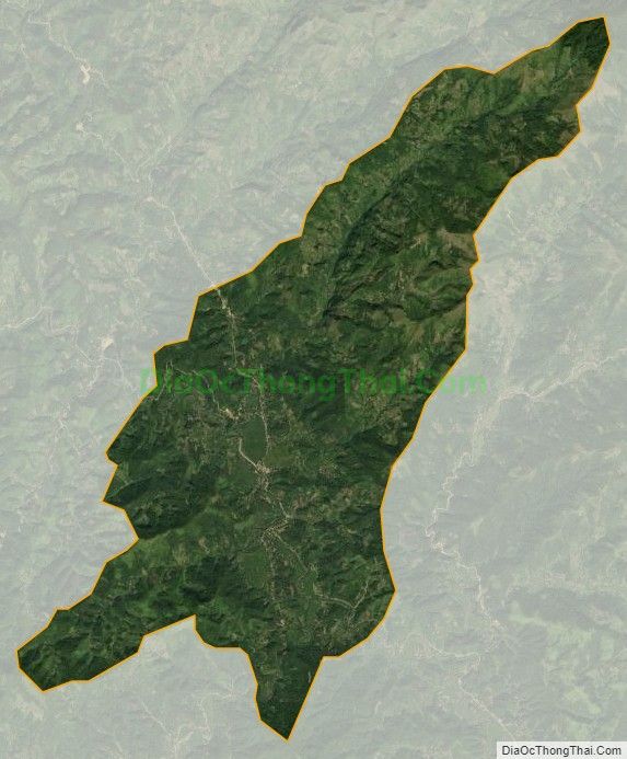 Bản đồ vệ tinh xã Hà Hiệu, huyện Ba Bể