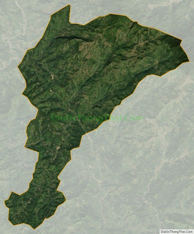Bản đồ vệ tinh xã Phúc Lộc, huyện Ba Bể