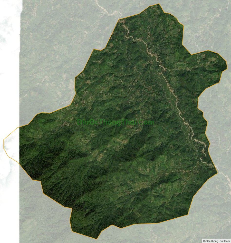 Bản đồ vệ tinh xã Yến Dương, huyện Ba Bể