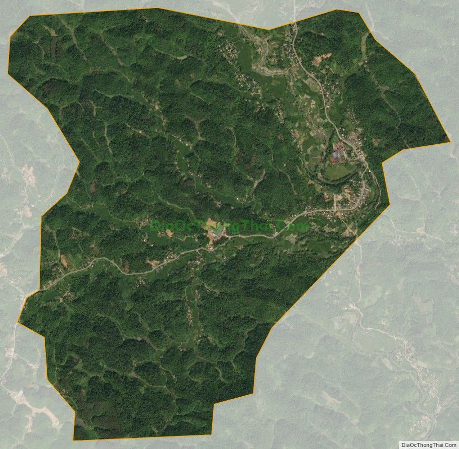 Bản đồ vệ tinh xã Cẩm Giàng, huyện Bạch Thông
