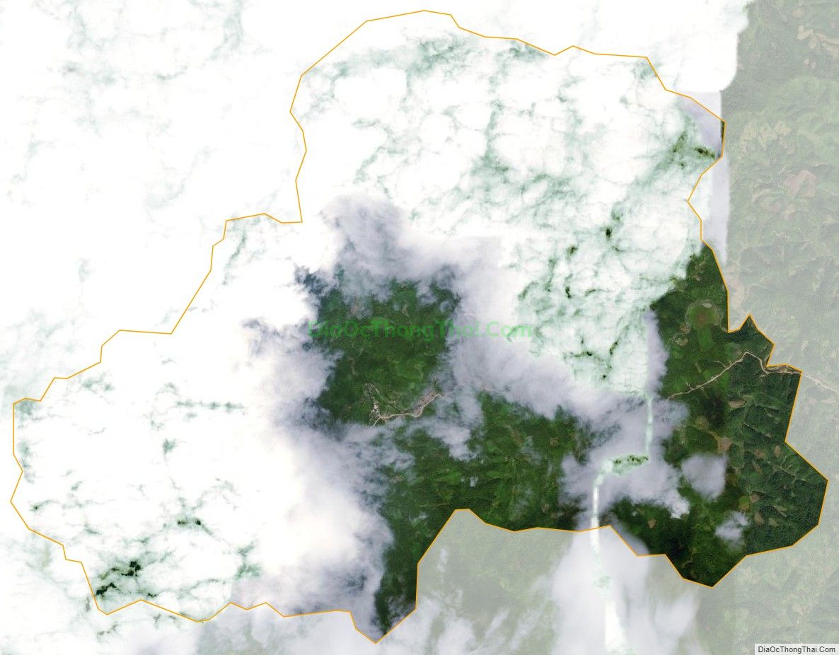 Bản đồ vệ tinh xã Dương Phong, huyện Bạch Thông
