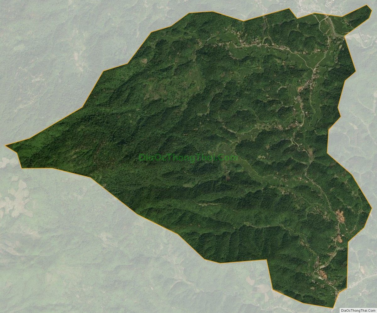 Bản đồ vệ tinh xã Hà Vị (cũ), huyện Bạch Thông