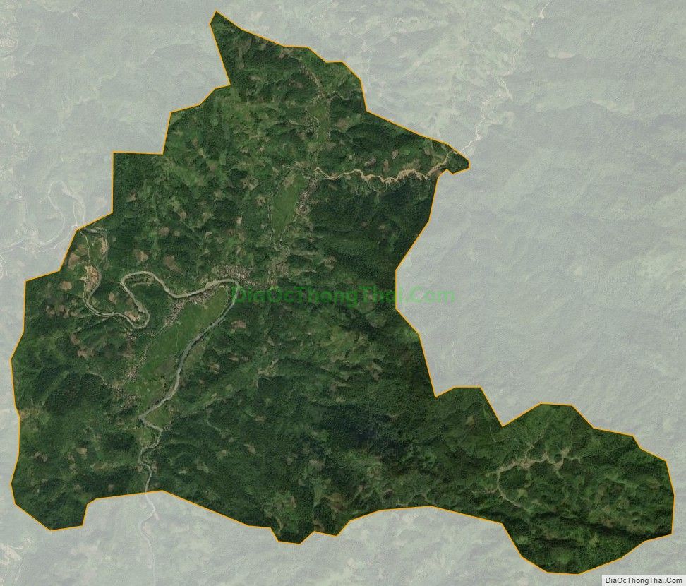 Bản đồ vệ tinh xã Mỹ Thanh, huyện Bạch Thông