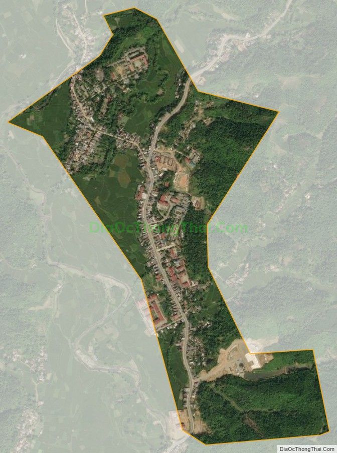 Bản đồ vệ tinh Thị trấn Phủ Thông, huyện Bạch Thông