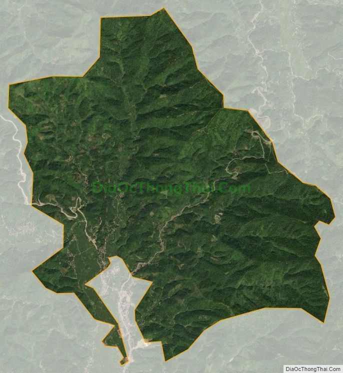 Bản đồ vệ tinh xã Phương Linh (cũ), huyện Bạch Thông