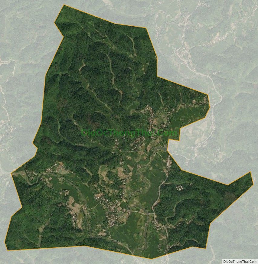 Bản đồ vệ tinh xã Quân Bình (cũ), huyện Bạch Thông