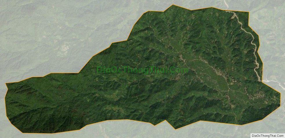 Bản đồ vệ tinh xã Vi Hương, huyện Bạch Thông