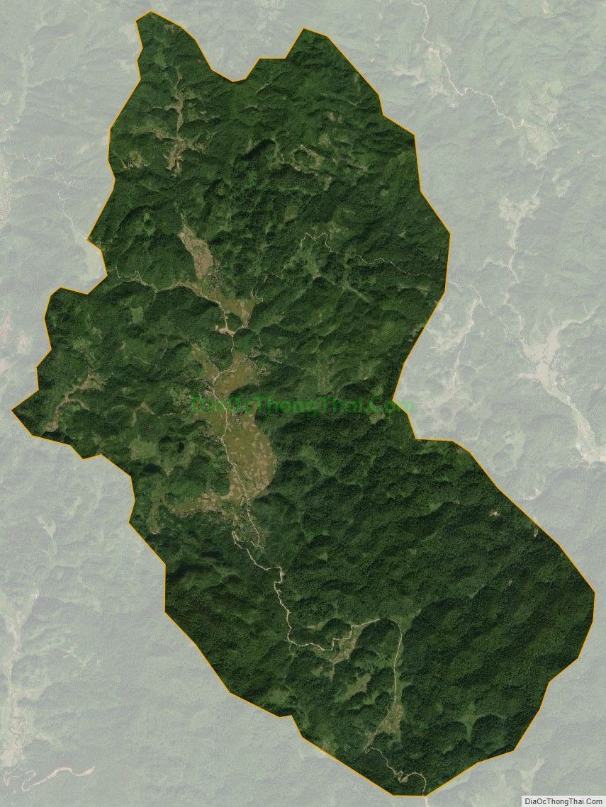 Bản đồ vệ tinh xã Vũ Muộn, huyện Bạch Thông