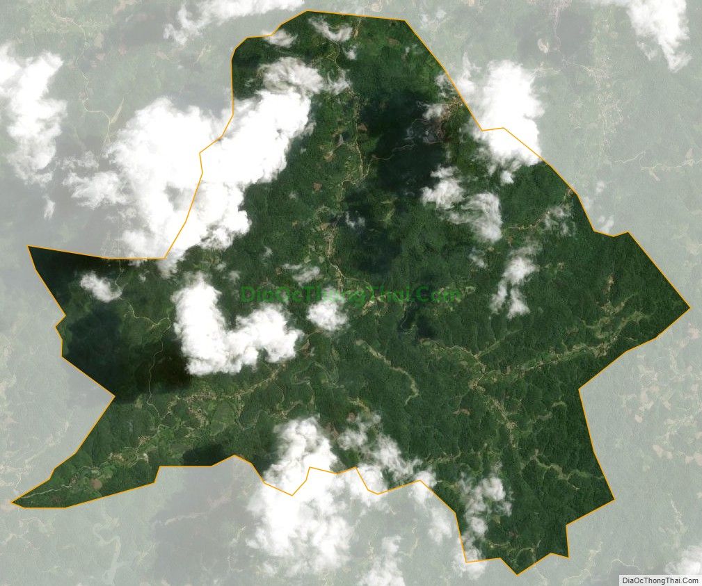 Bản đồ vệ tinh xã Bằng Lãng, huyện Chợ Đồn