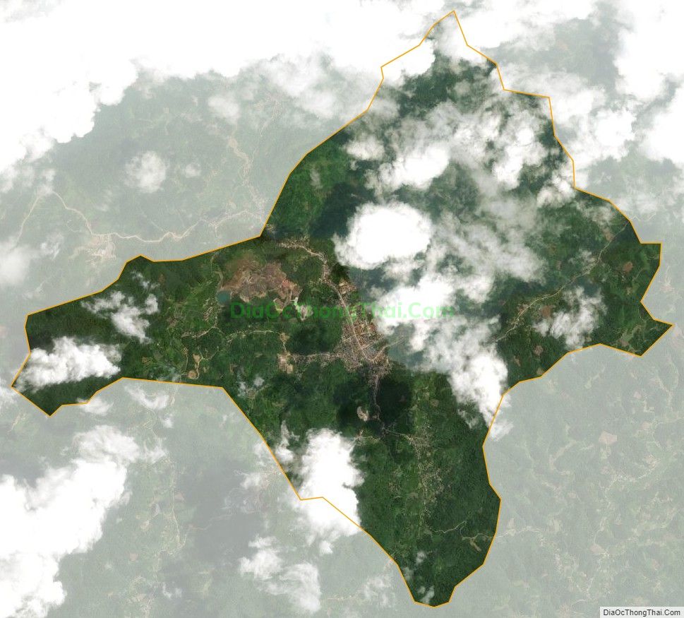 Bản đồ vệ tinh Thị trấn Bằng Lũng, huyện Chợ Đồn