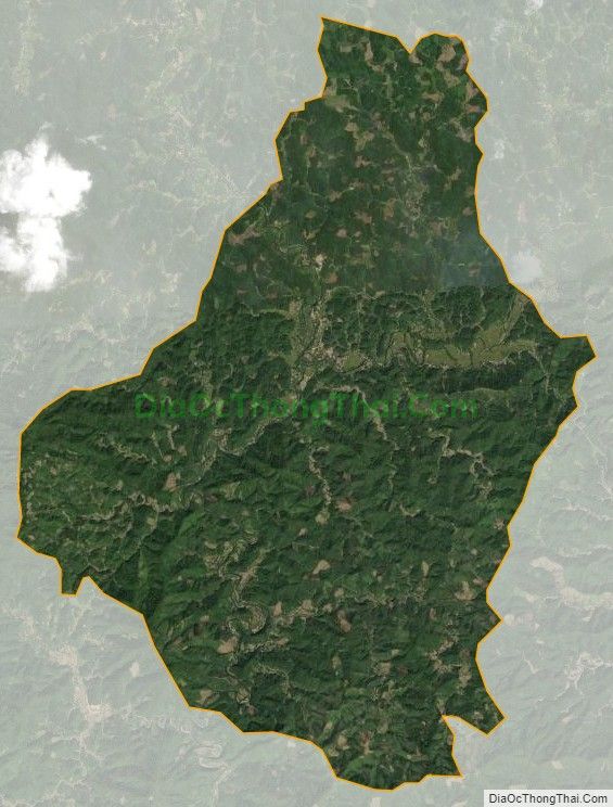 Bản đồ vệ tinh xã Bình Trung, huyện Chợ Đồn