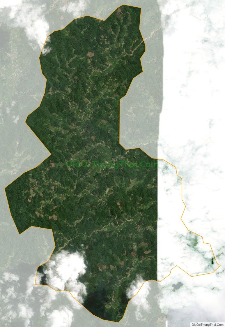 Bản đồ vệ tinh xã Đại Sảo, huyện Chợ Đồn