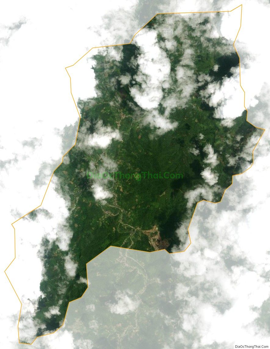 Bản đồ vệ tinh xã Đồng Lạc, huyện Chợ Đồn