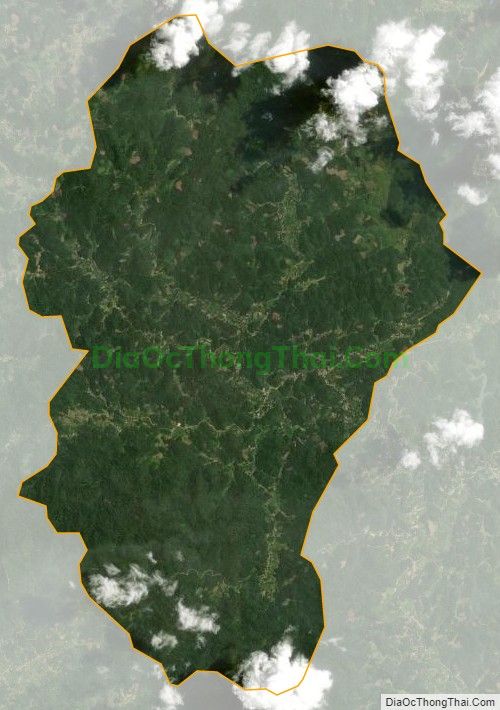 Bản đồ vệ tinh xã Lương Bằng, huyện Chợ Đồn