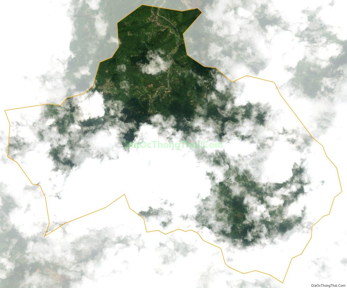 Bản đồ vệ tinh xã Quảng Bạch, huyện Chợ Đồn