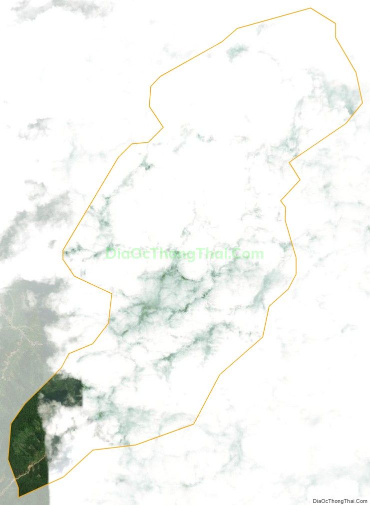 Bản đồ vệ tinh xã Rã Bản (cũ), huyện Chợ Đồn