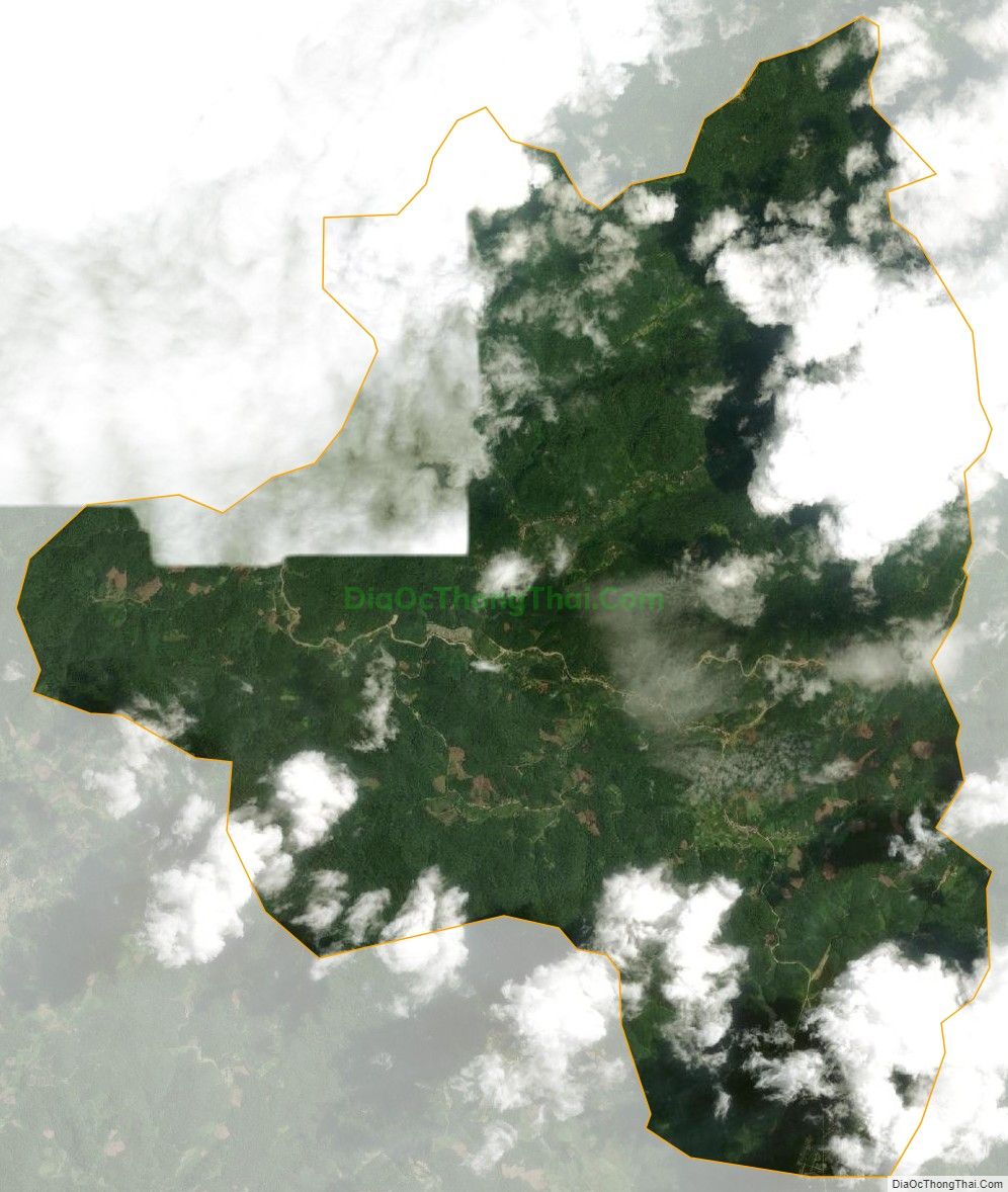 Bản đồ vệ tinh xã Yên Thượng, huyện Chợ Đồn