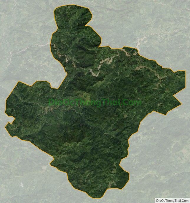 Bản đồ vệ tinh xã Tân Sơn, huyện Chợ Mới