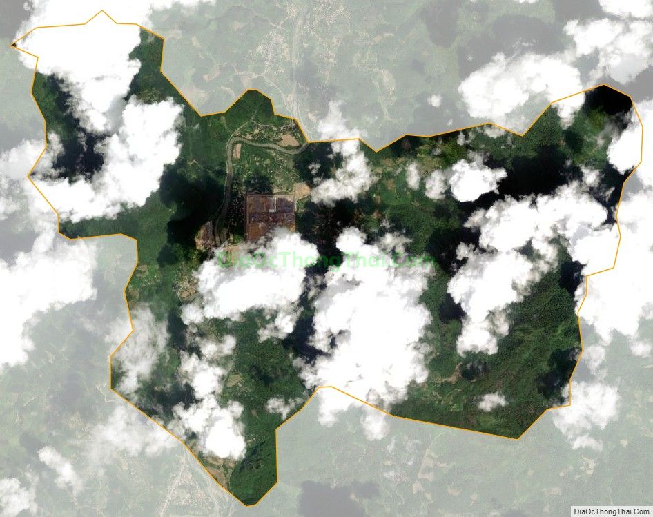 Bản đồ vệ tinh xã Thanh Bình (cũ), huyện Chợ Mới