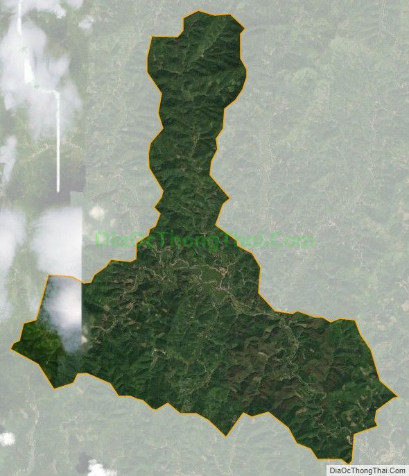Bản đồ vệ tinh xã Thanh Mai, huyện Chợ Mới