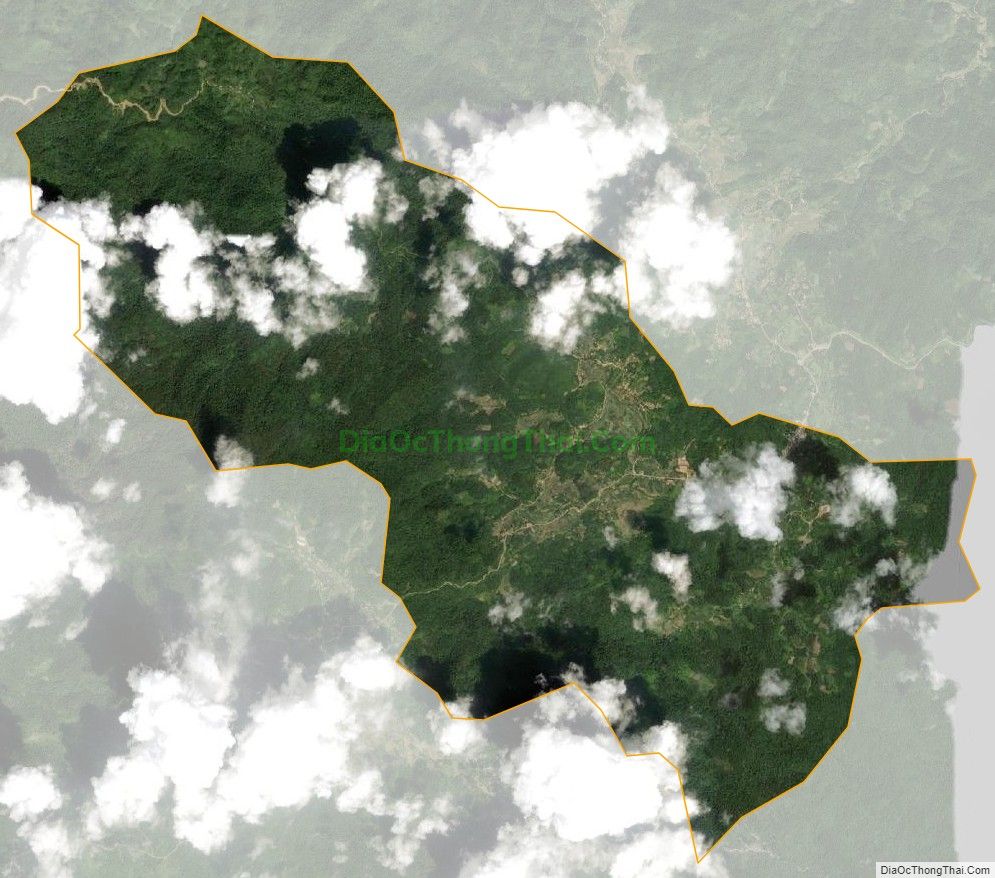 Bản đồ vệ tinh xã Yên Hân, huyện Chợ Mới
