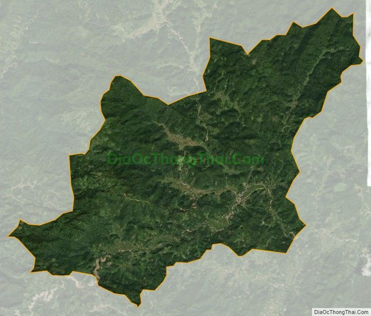 Bản đồ vệ tinh xã Côn Minh, huyện Na Rì