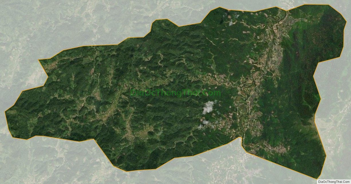 Bản đồ vệ tinh xã Dương Sơn, huyện Na Rì